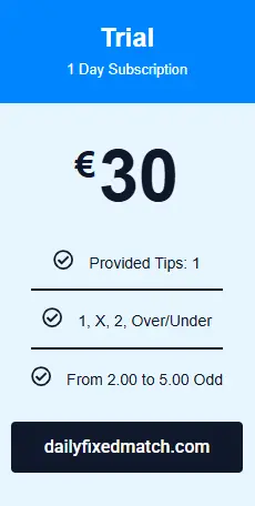 daily single fixed matches